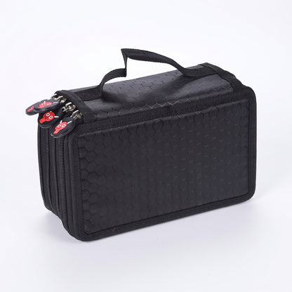 Pencil Case Zippered Holder Large Capacity Art Supply Organizer - studio