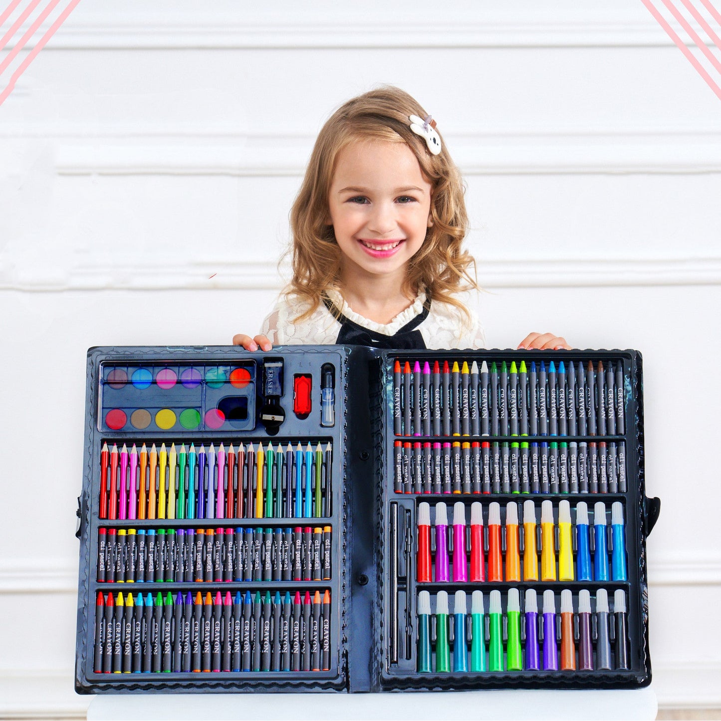 Art Supplies Kit Set Portable Case - Image 6