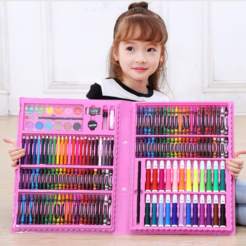 Art Supplies Kit Set Portable Case - Image 7