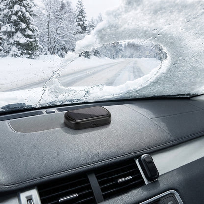 Automatic Car De-Icer Solar Powered Dashboard Unit Black - Image 1
