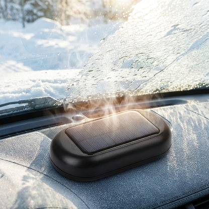Automatic Car De-Icer Solar Powered Dashboard Unit Black - Image 8