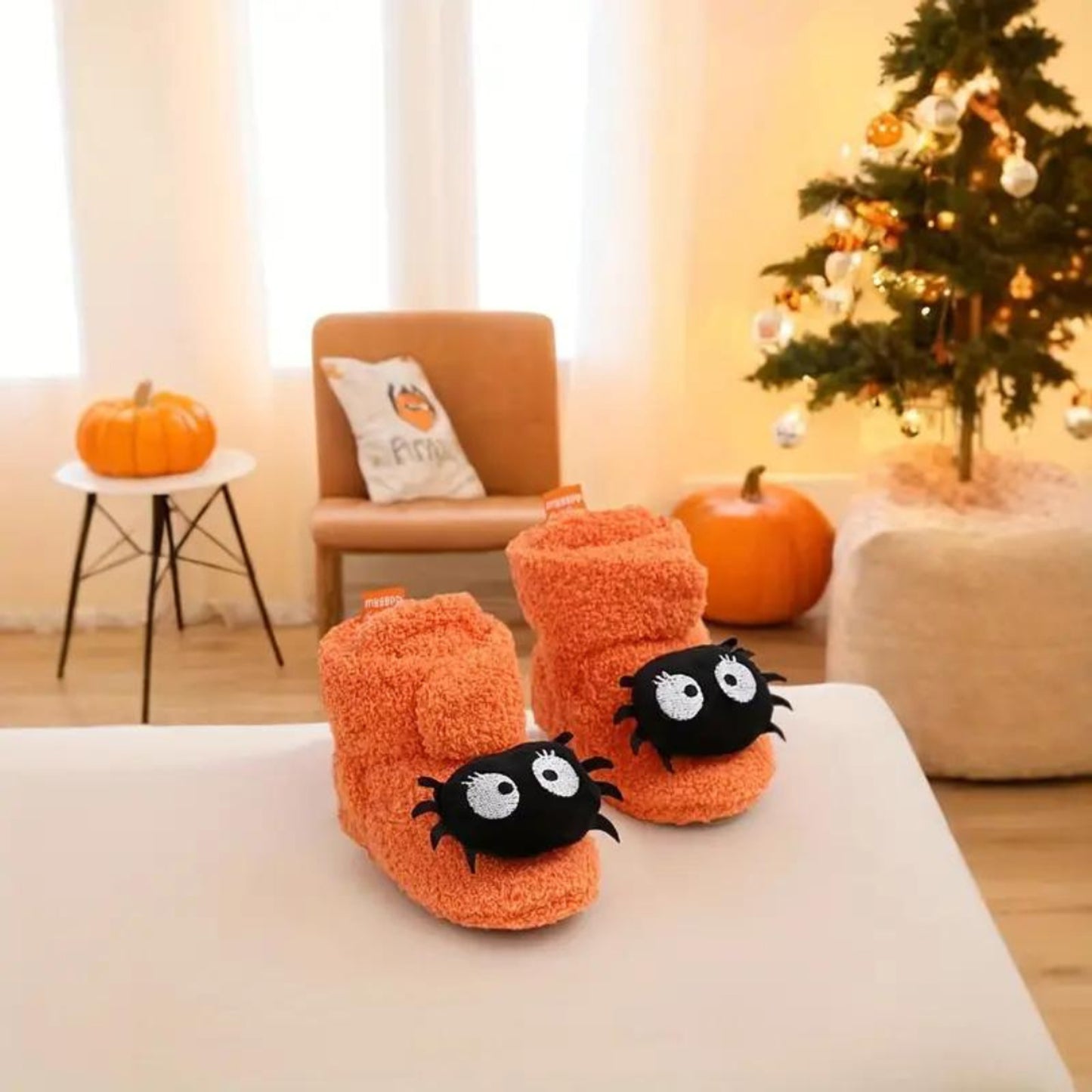 Baby Booties Slippers Childrens Fleece Soft Plush Halloween - Image 4