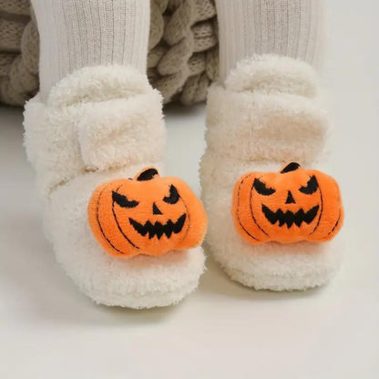 Baby Booties Slippers Childrens Fleece Soft Plush Halloween - Image 6