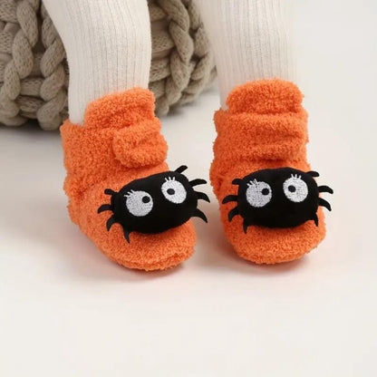 Baby Booties Slippers Childrens Fleece Soft Plush Halloween - Image 7
