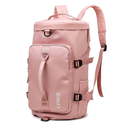 Backpack Gym Bag Travel Duffel with Shoe Compartment - Image 1
