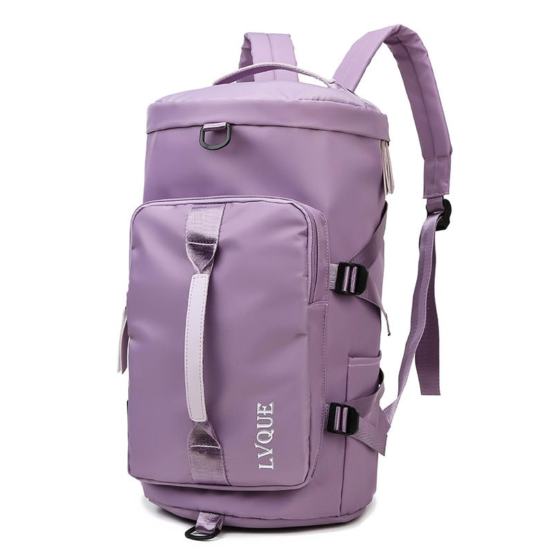 Backpack Gym Bag Travel Duffel with Shoe Compartment - Image 2