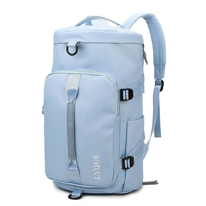 Backpack Gym Bag Travel Duffel with Shoe Compartment - Image 4