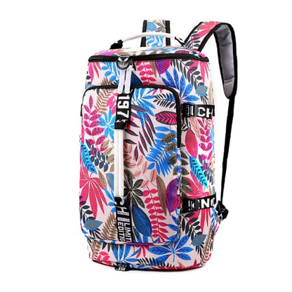 Backpack Gym Bag Travel Duffel with Shoe Compartment - Image 5