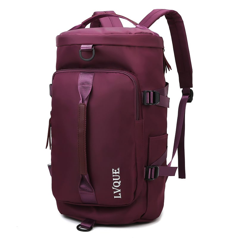 Backpack Gym Bag Travel Duffel with Shoe Compartment - Image 6