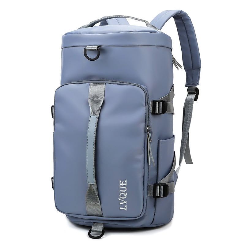 Backpack Gym Bag Travel Duffel with Shoe Compartment - Image 7