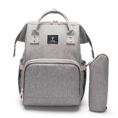 Backpack Insulated Diaper Bag Baby Stroller USB Travel - Image 13