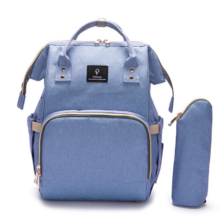 Backpack Insulated Diaper Bag Baby Stroller USB Travel - Image 2