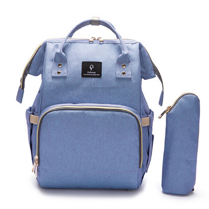 Backpack Insulated Diaper Bag Baby Stroller USB Travel - Image 2