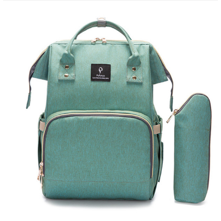 Backpack Insulated Diaper Bag Baby Stroller USB Travel - Image 21