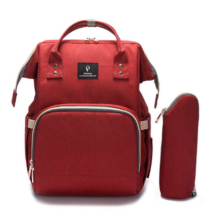 Backpack Insulated Diaper Bag Baby Stroller USB Travel - Image 22