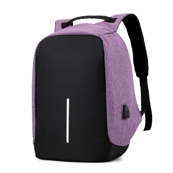 Backpack Laptop Bag Commuter Anti-Theft USB Charging Water Resistant - Image 10