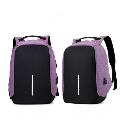 Backpack Laptop Bag Commuter Anti-Theft USB Charging Water Resistant - Image 2