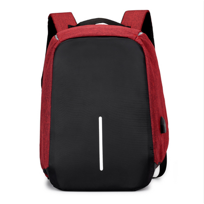 Backpack Laptop Bag Commuter Anti-Theft USB Charging Water Resistant - Image 4