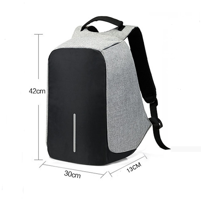 Backpack Laptop Bag Commuter Anti-Theft USB Charging Water Resistant - Image 6