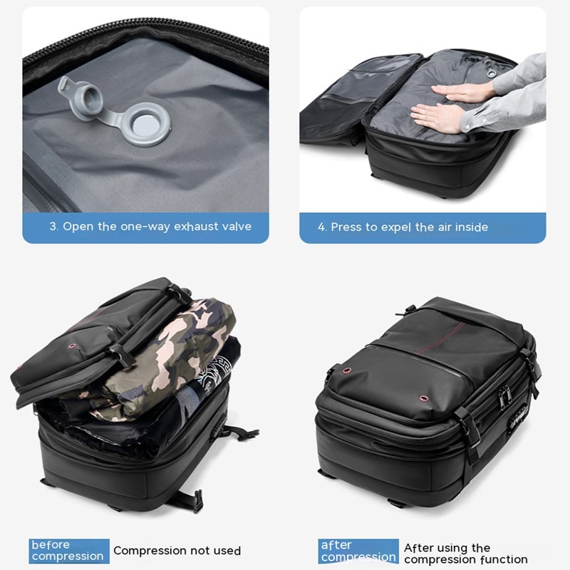 Backpack Travel Durable Vacuum Compression Laptop 17-Inch - Image 11