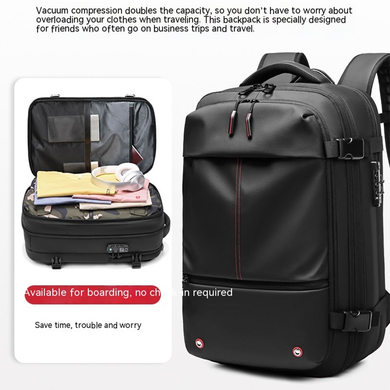 Backpack Travel Durable Vacuum Compression Laptop 17-Inch - Image 13