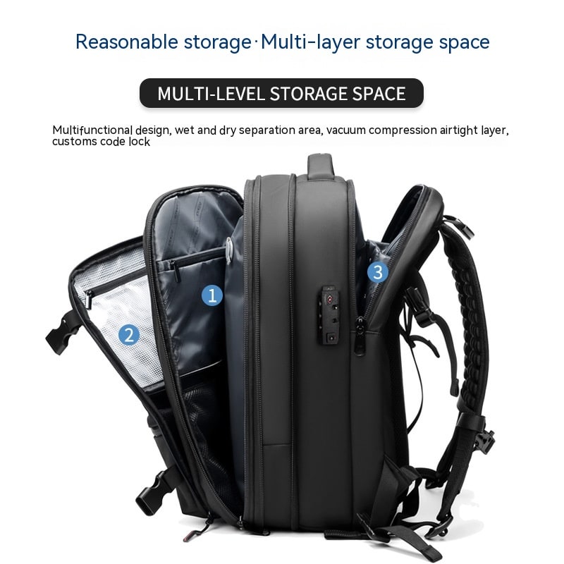 Backpack Travel Durable Vacuum Compression Laptop 17-Inch - Image 14