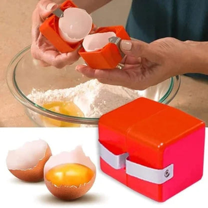 Baking Egg Holder Easy Orange Plastic Portable Travel Case - Image 2