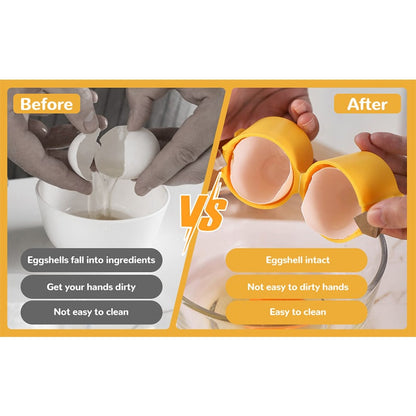 Baking Egg Holder Easy Orange Plastic Portable Travel Case - Image 5