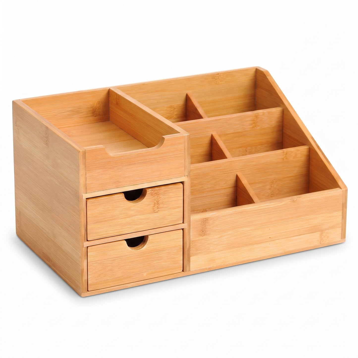 Desk Organiser Organizer with Drawers Bamboo Office - studio