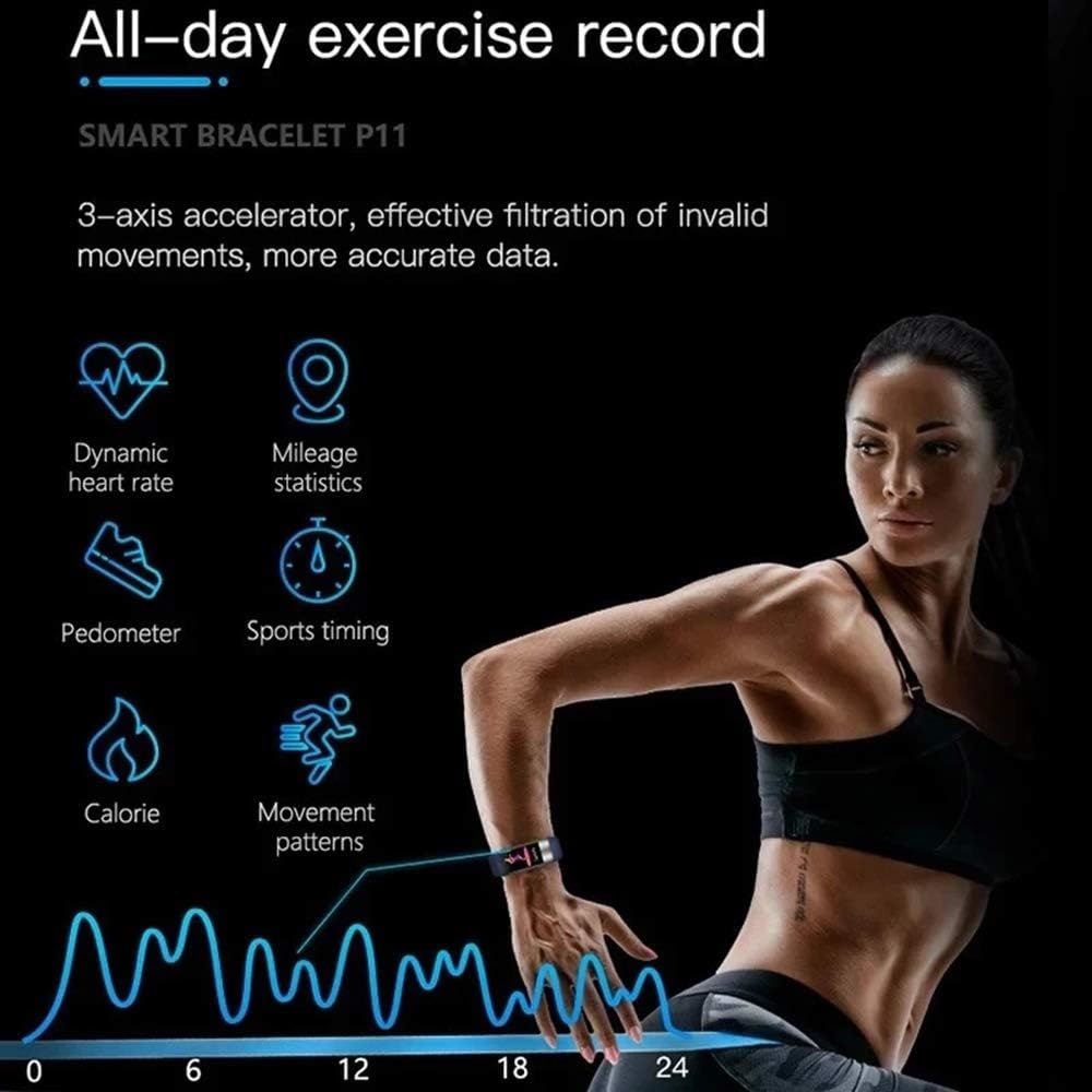 Blood Pressure Monitoring Smart Watch Heart Fitness Tracker - Image 7