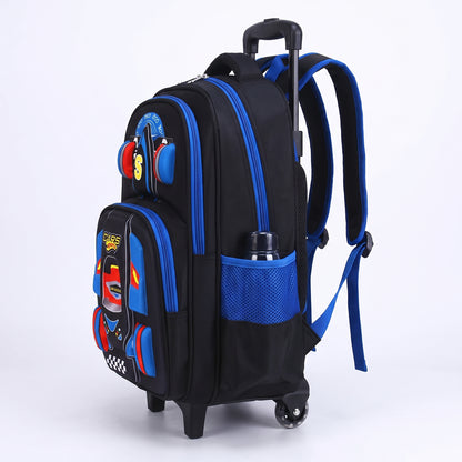 School Bag Primary 3D Racing Car Backpack 3d - angle
