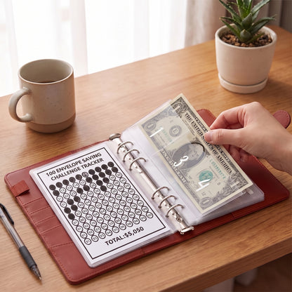 Budget Planner Budgeting Tool 100 Envelope Challenge Savings Binder - Image 19