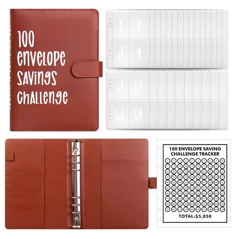 Budget Planner Budgeting Tool 100 Envelope Challenge Savings Binder - Image 19