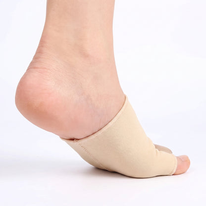 Toe Straightener Separator Bunion Cushion Fabric Sleeve - angle
