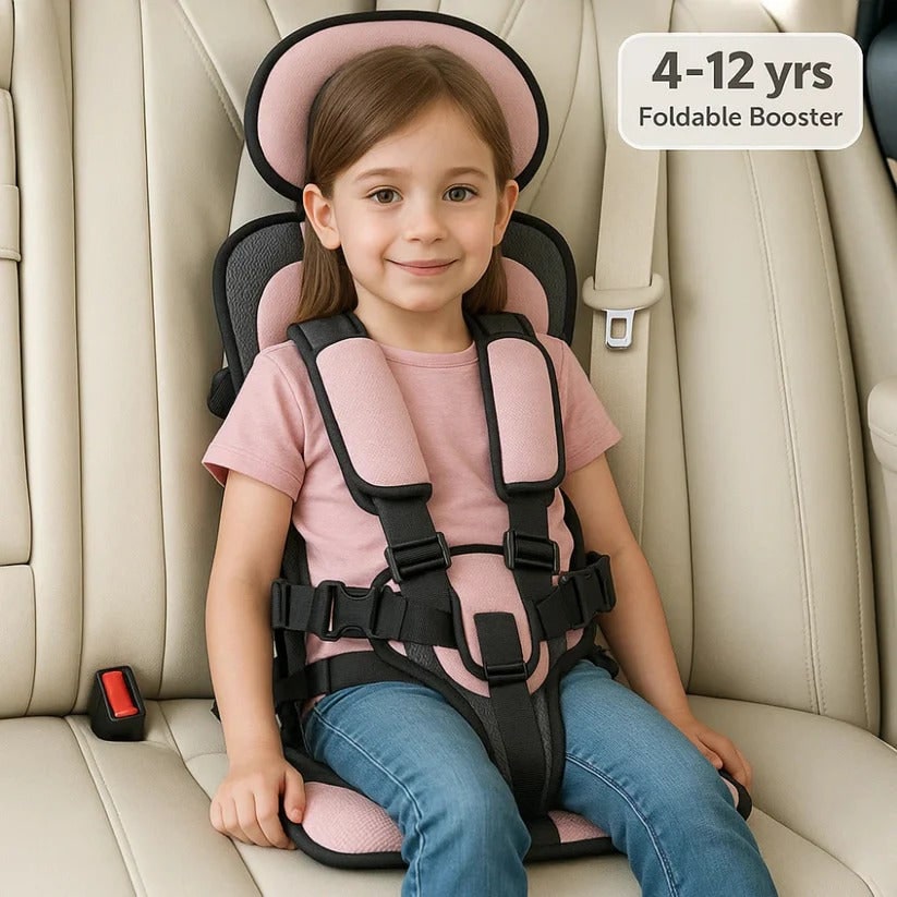 Car Seat for Travel Portable Car Seat Child 5 Point Harness Foldable - Image 11