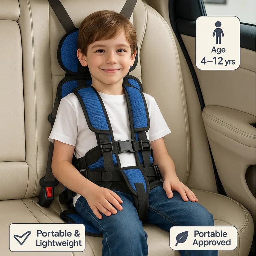 Car Seat for Travel Portable Car Seat Child 5 Point Harness Foldable - Image 9