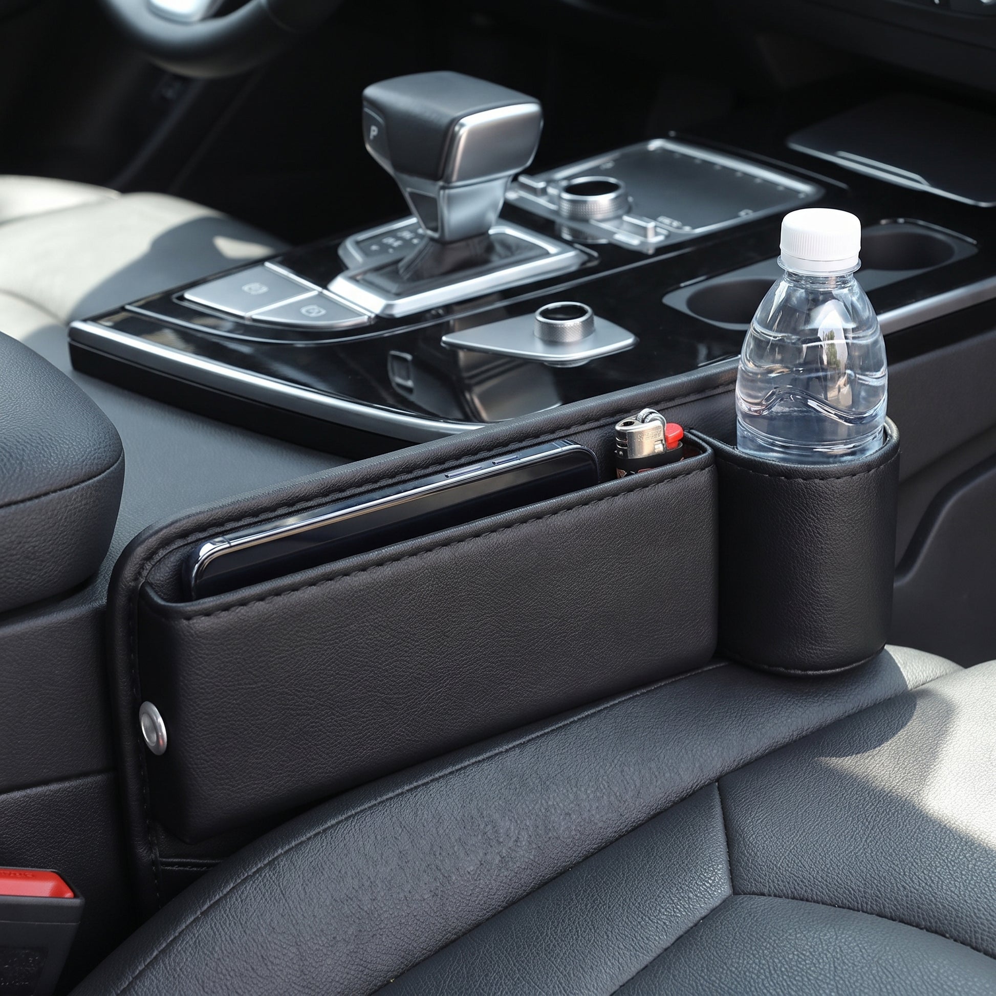 Car Storage Interior Seat Gap Filler Organizer Cup Holder - hero