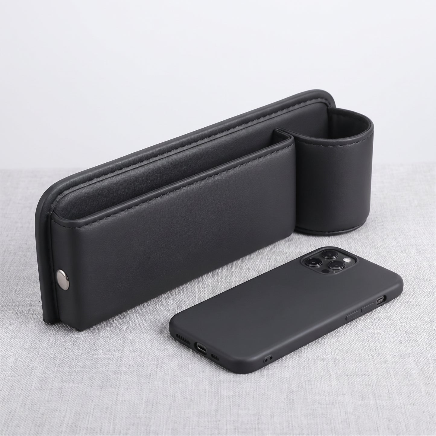 Car Storage Interior Seat Gap Filler Organizer Cup Holder - scale
