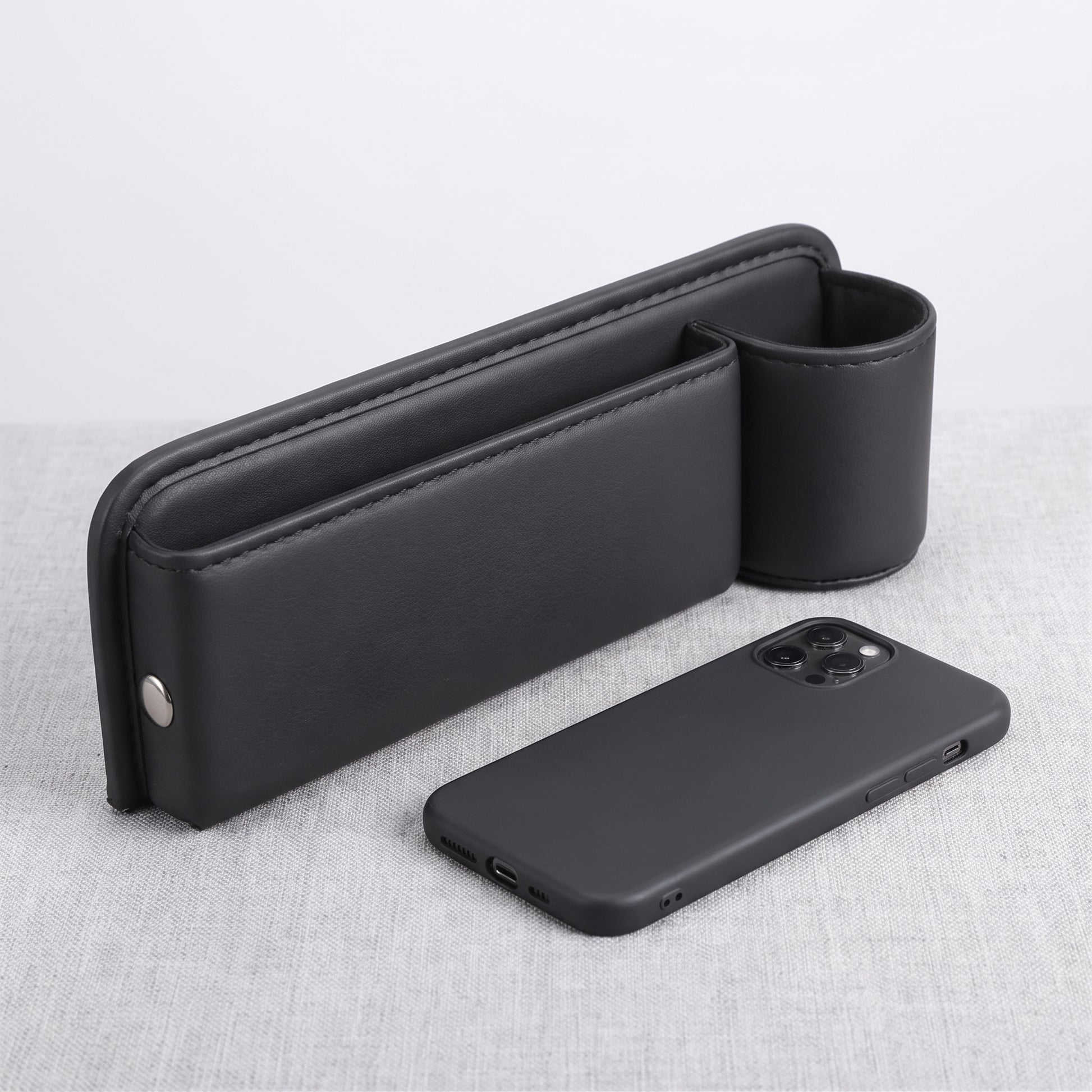 Car Storage Interior Seat Gap Filler Organizer Cup Holder - scale
