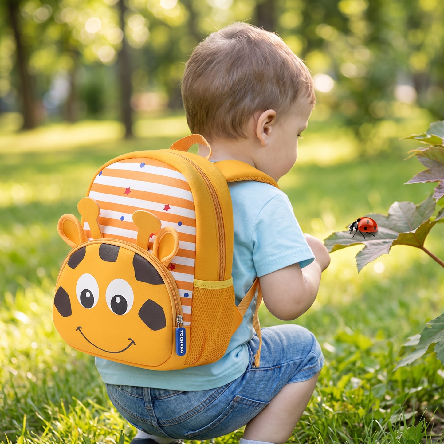 School Bag Childrens Backpack Animal Pocket Small Kids - hero