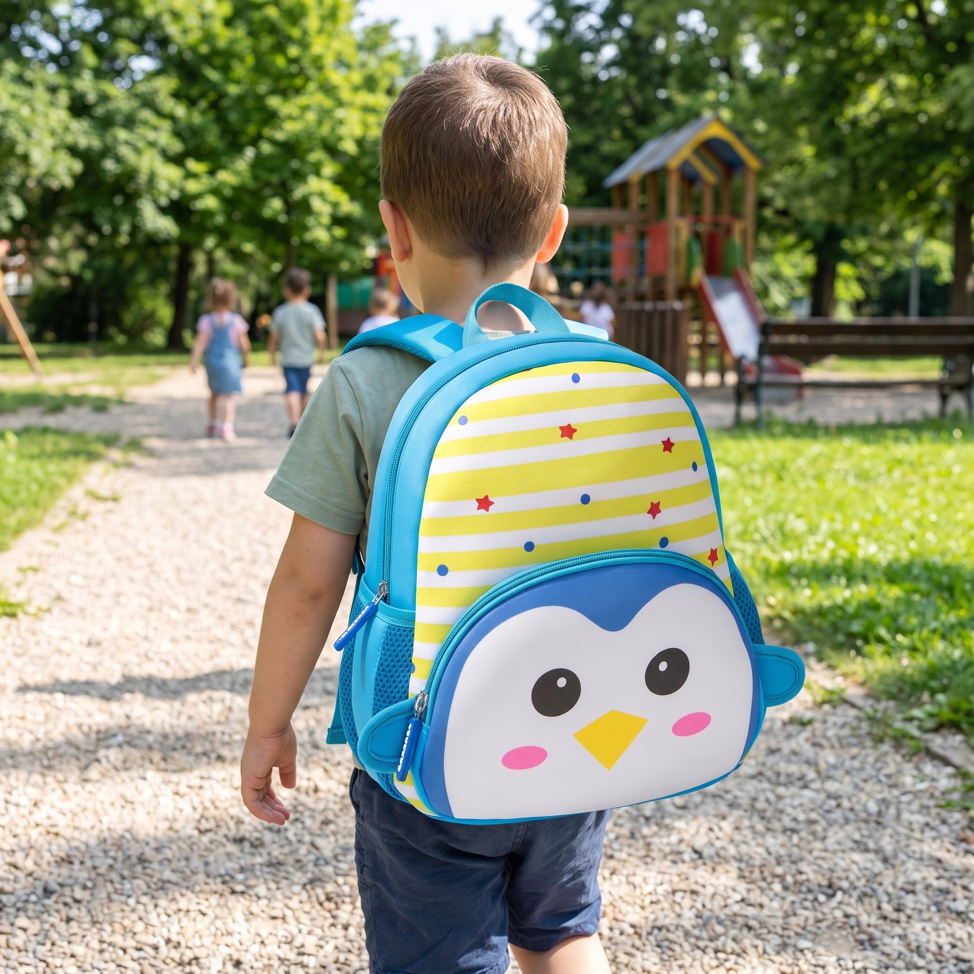 School Bag Childrens Backpack Animal Pocket Small Kids - hero