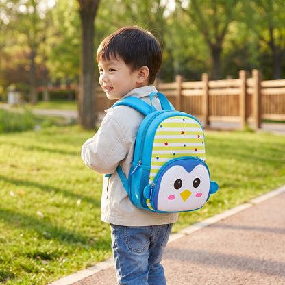School Bag Childrens Backpack Animal Pocket Small Kids - in-use