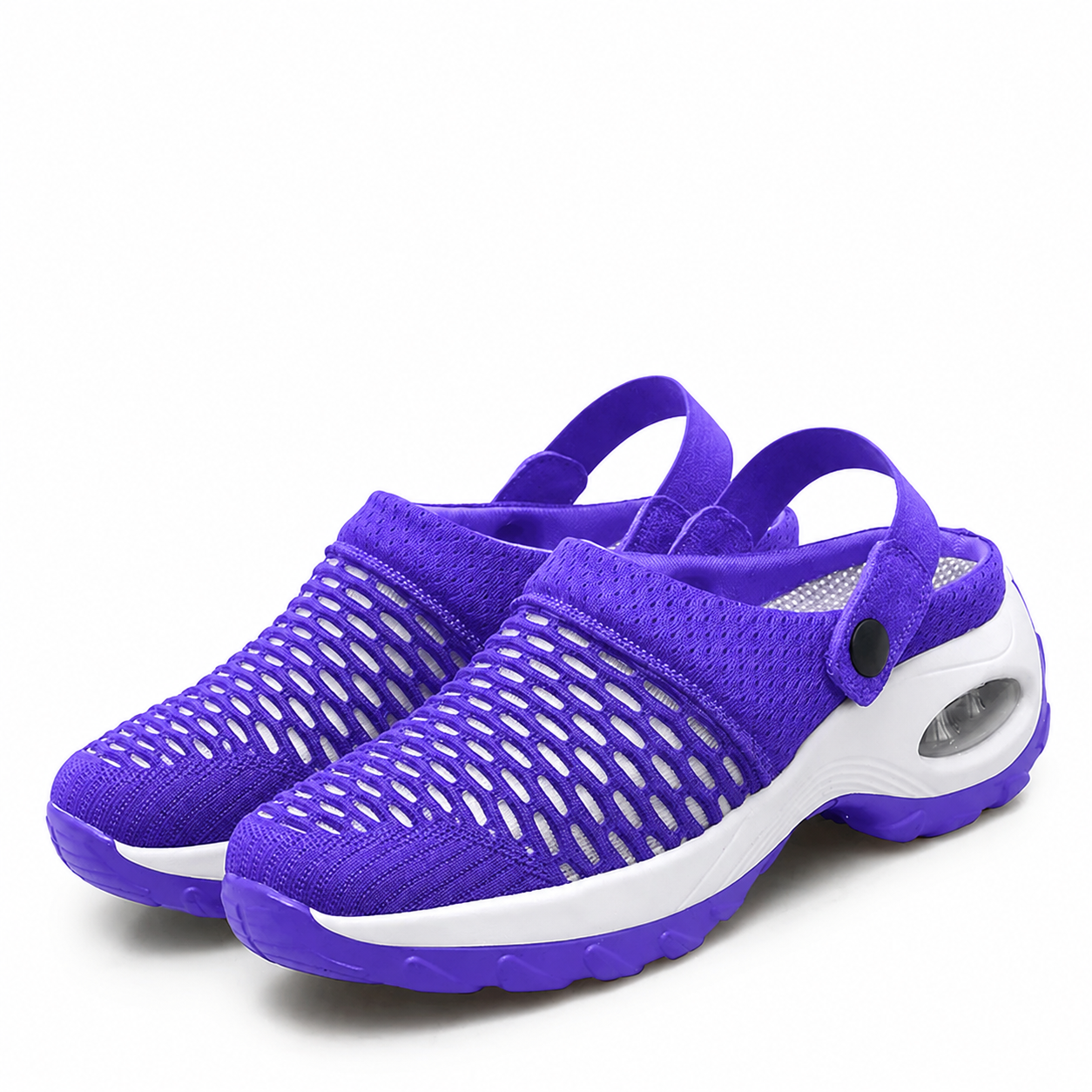 Clogs Cushion Shoes Slip-On Mesh Heel Strap Air - Image 3