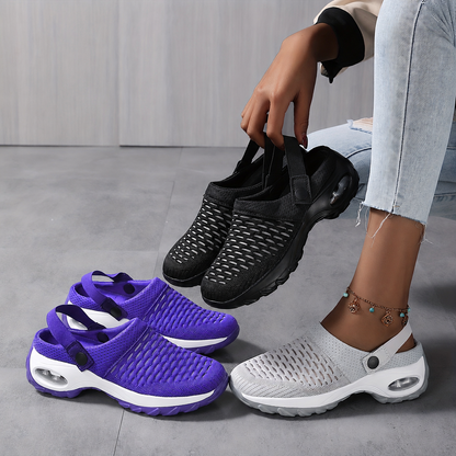 Clogs Cushion Shoes Slip-On Mesh Heel Strap Air - Image 4