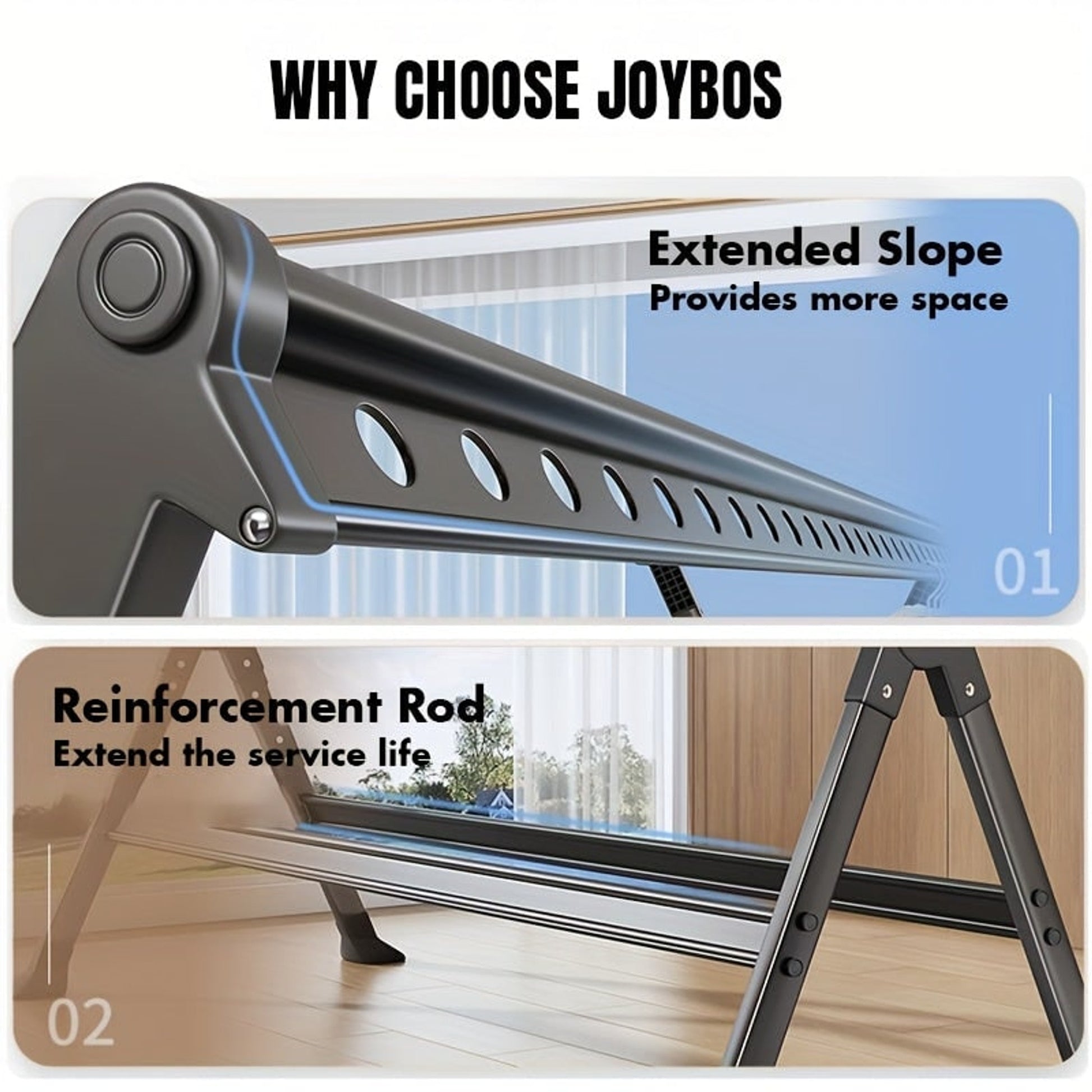 Clothes Drying Rack Foldable Garment With X-Frame Adjustable Rods And Removable Net - Image 3