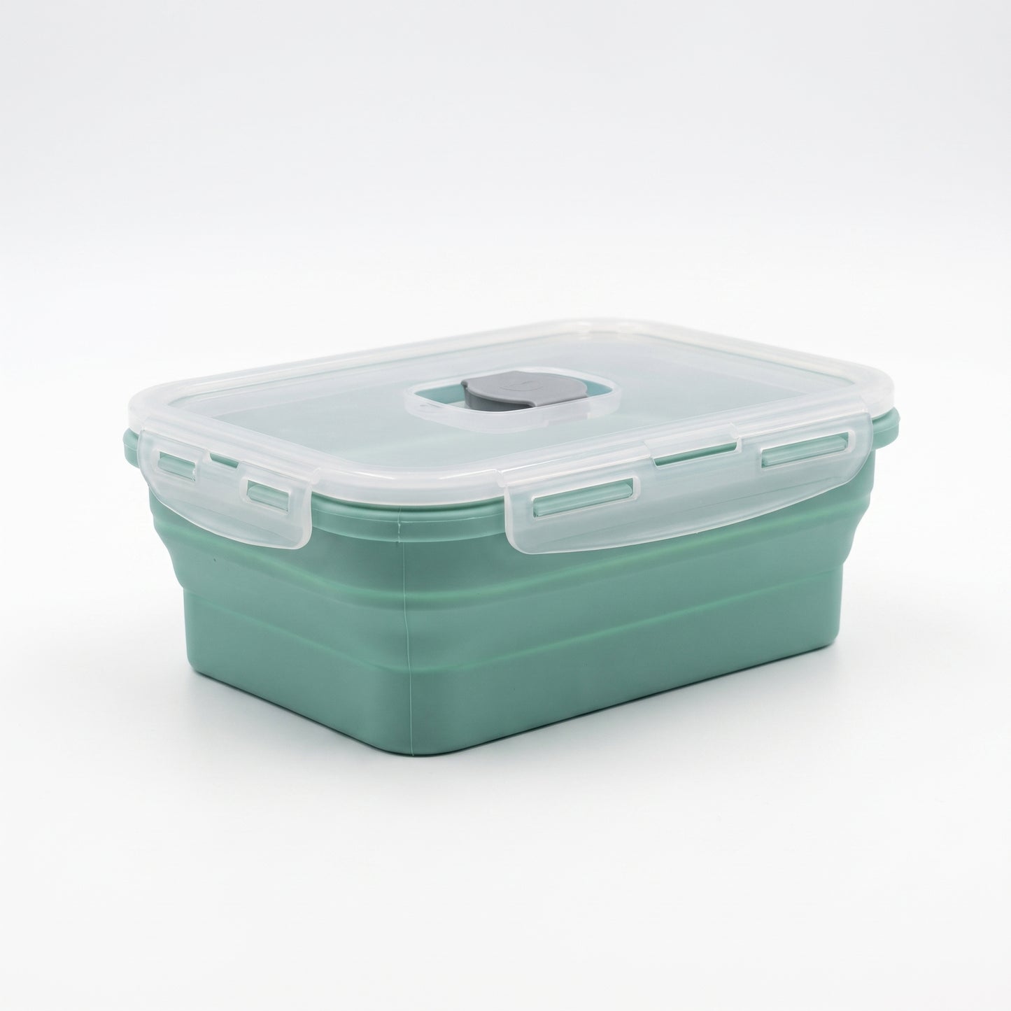 Lunch Box Collapsible Silicone Food Containers with Lids Storage - angle