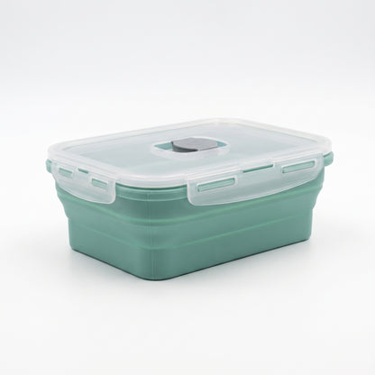 Lunch Box Collapsible Silicone Food Containers with Lids Storage - angle