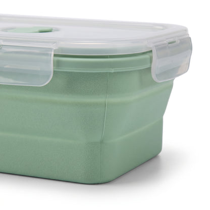 Lunch Box Collapsible Silicone Food Containers with Lids Storage - detail