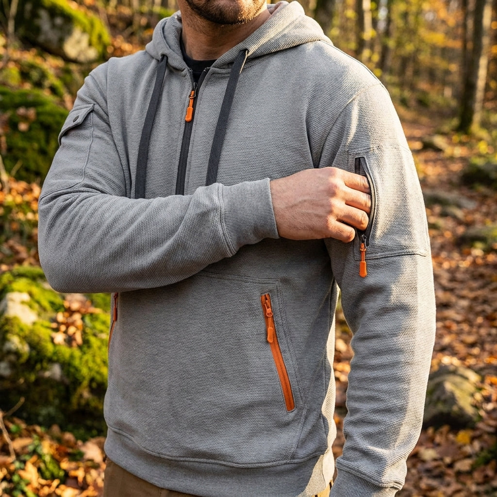 Comfortable Hoodie Men's Hoodie Men's Sweatshirt Zip Hoodie Zipper - Image 7