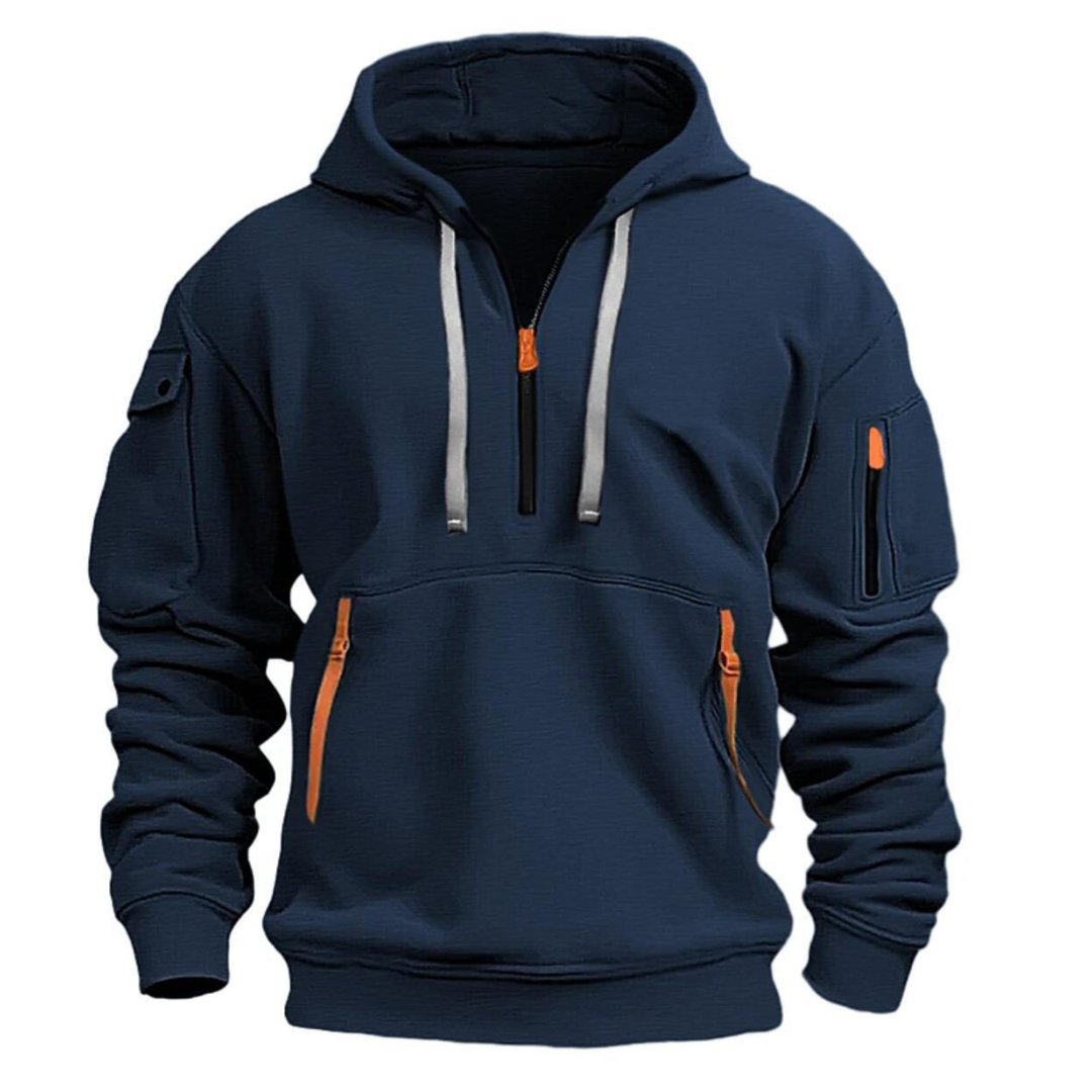 Comfortable Hoodie Men's Hoodie Men's Sweatshirt Zip Hoodie Zipper - Image 1
